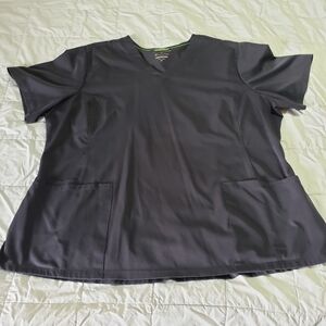 HH Works Gray Scrub Top